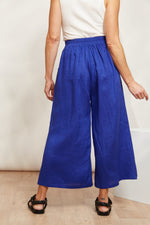 Eb & Ive Halcyon Crop Pant in Cobalt