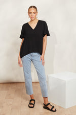 Eb & Ive La Mer Top in Sable