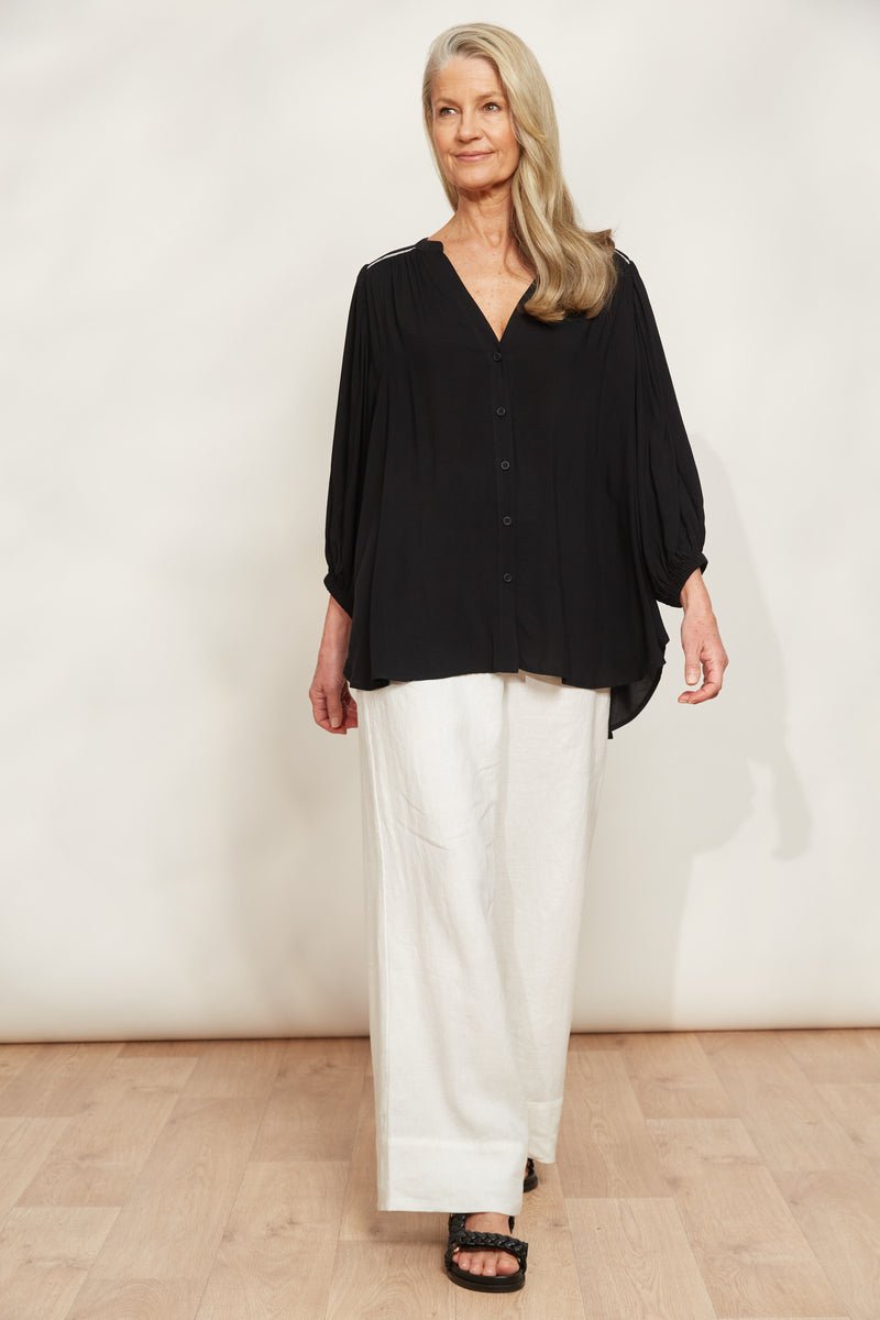 Eb & Ive La Mer Relaxed Top in Sable