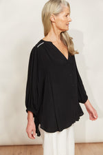 Eb & Ive La Mer Relaxed Top in Sable