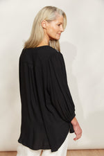 Eb & Ive La Mer Relaxed Top in Sable