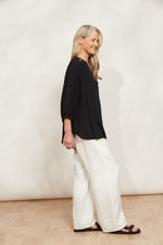 Eb & Ive La Mer Relaxed Top in Sable