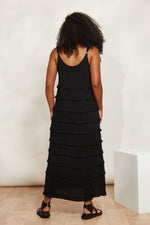 Eb & Ive La Mer Frill Maxi in Sable