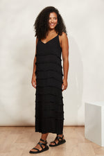 Eb & Ive La Mer Frill Maxi in Sable