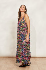 Eb & Ive La Mer Frill Maxi in Blume