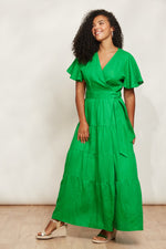 Eb & Ive Halcyon Maxi Dress in Emerald