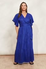 Eb & Ive Halcyon Maxi Dress in Cobalt