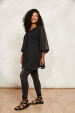 Eb & Ive Solstice Top in Sable