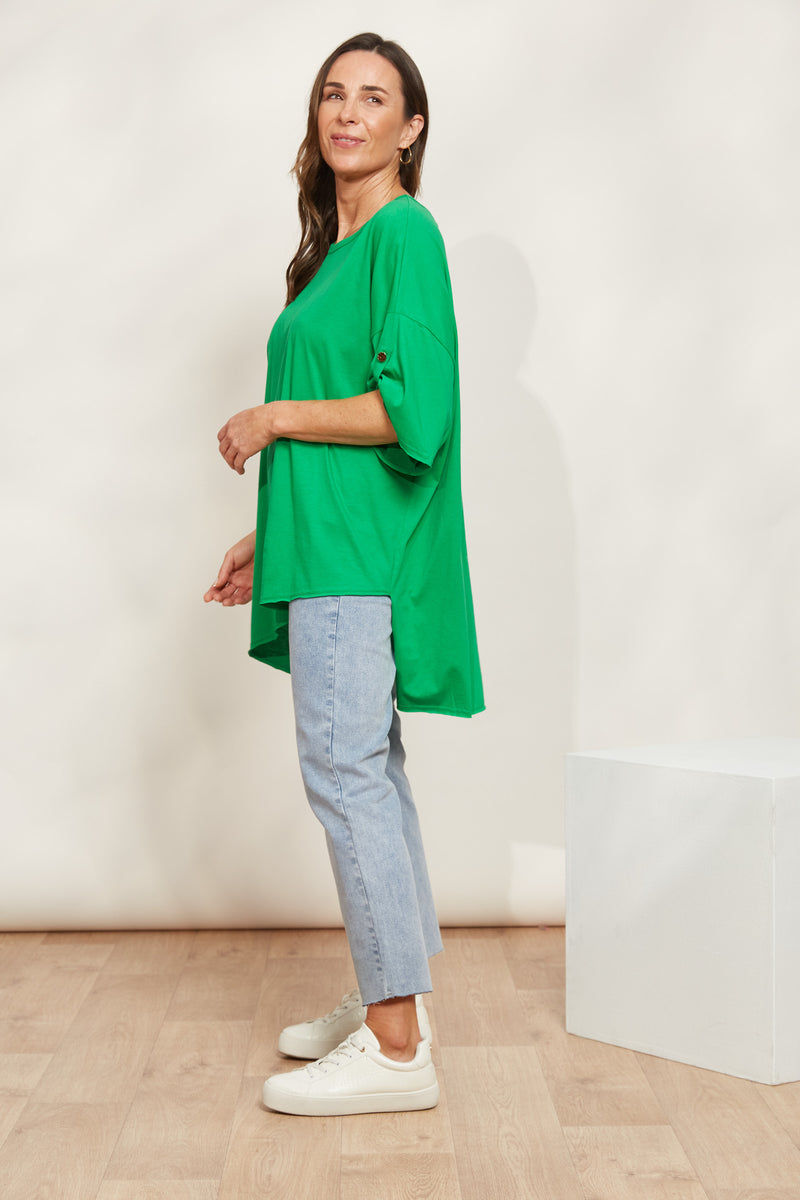 Eb & Ive Verano Tshirt in Emerald