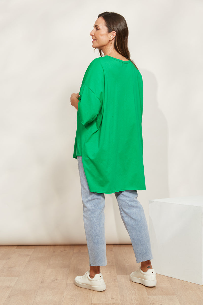 Eb & Ive Verano Tshirt in Emerald