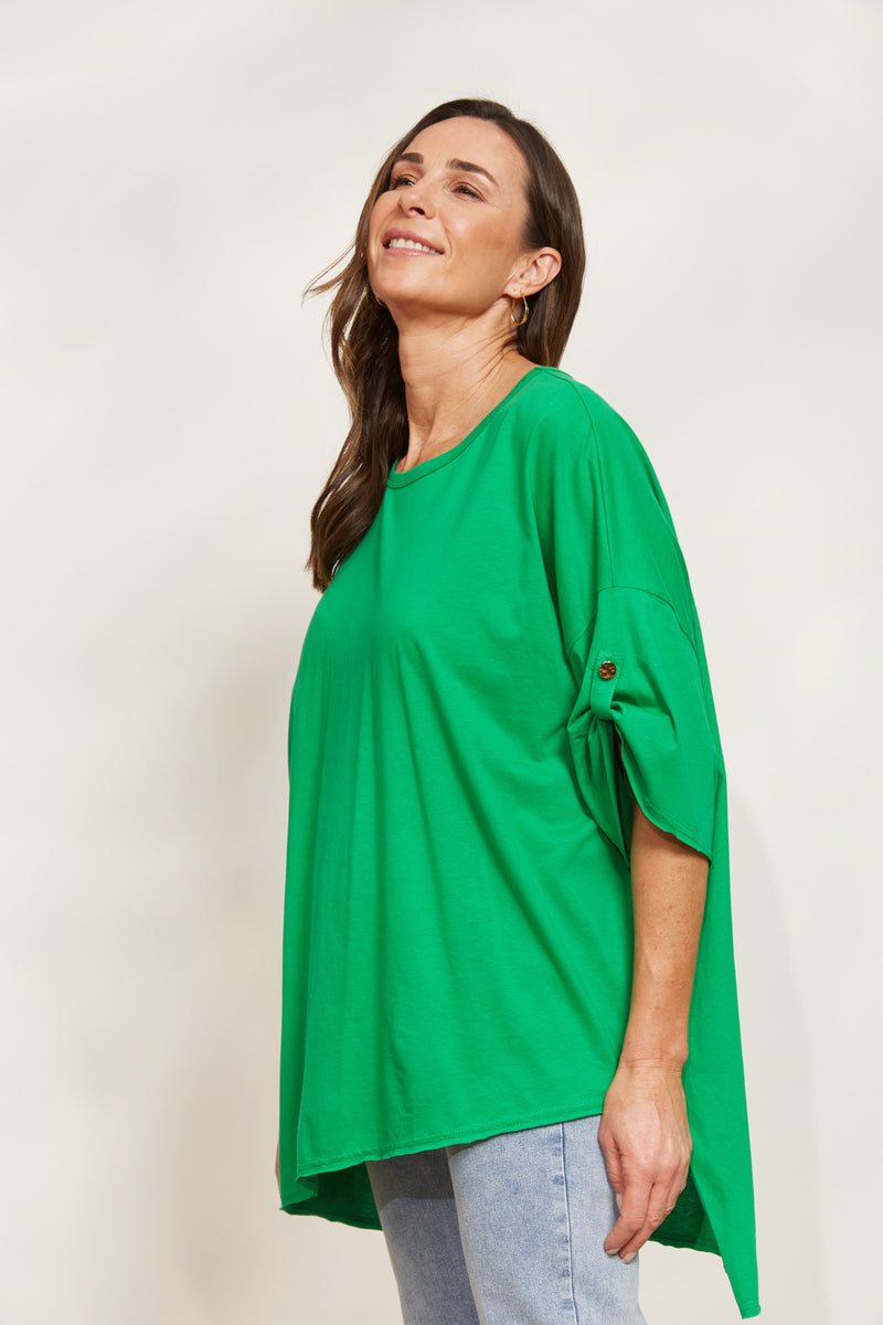 Eb & Ive Verano Tshirt in Emerald