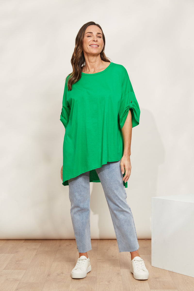 Eb & Ive Verano Tshirt in Emerald