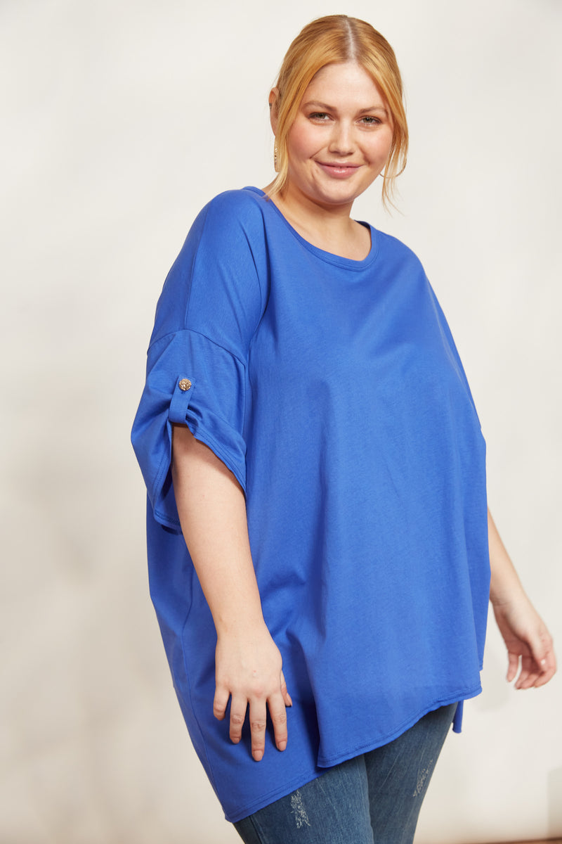 Eb & Ive Verano Tshirt in Cobalt