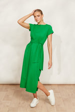 Eb & Ive Verano Tie Dress in Emerald