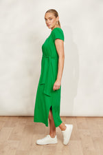 Eb & Ive Verano Tie Dress in Emerald