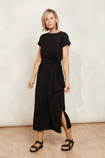 Eb & Ive Verano Tie Dress in Sable