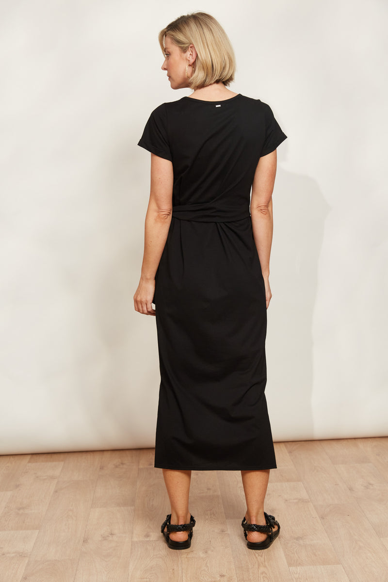 Eb & Ive Verano Tie Dress in Sable