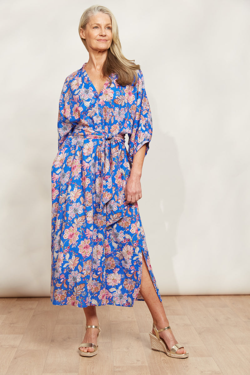 Eb & Ive Seraphic Tie Dress in Palme