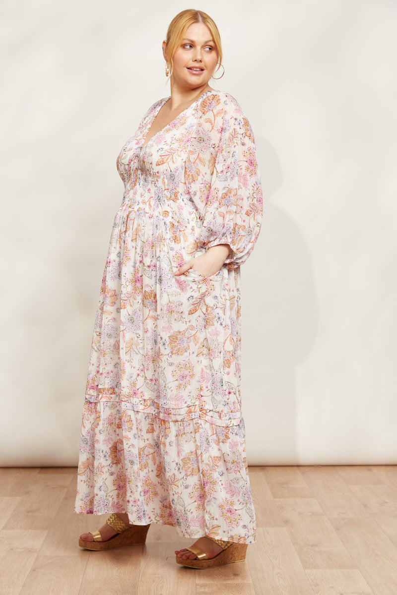 Eb & Ive Sereno Maxi Dress in Paisley