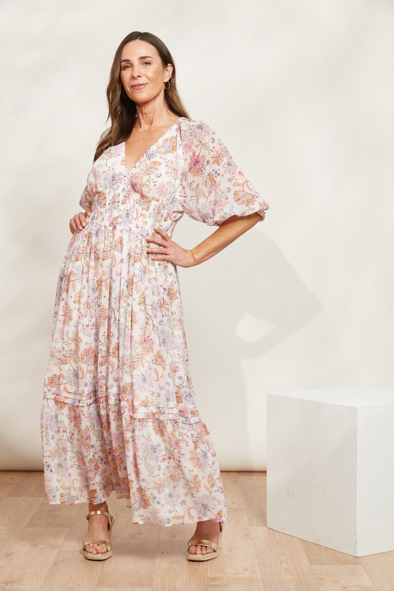 Eb & Ive Sereno Maxi Dress in Paisley