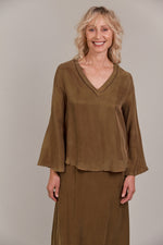 Eb & Ive Eden Top in Tobacco