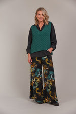 Eb & Ive Elsie Pant in Botanical Black