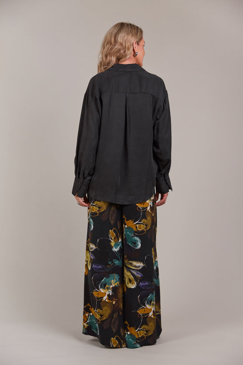 Eb & Ive Elsie Pant in Botanical Black