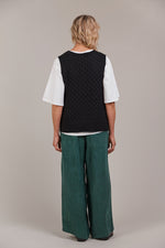 Eb & Ive Naviva Vest in Black