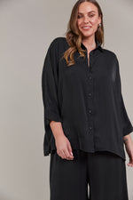 Eb & Ive Elsie Relaxed Shirt in Black