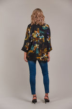 Eb & Ive Elsie Relaxed Shirt in Botanical Black