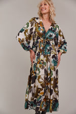 Eb & Ive Elsie Maxi Dress in Botanical Tusk