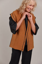 Eb & Ive Avino Knit Vest in Tobacco