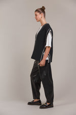 Eb & Ive Avino Knit Vest in Black