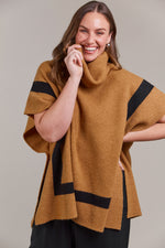 Eb & Ive Avino Poncho in Tobacco