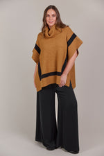 Eb & Ive Avino Poncho in Tobacco