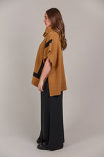 Eb & Ive Avino Poncho in Tobacco