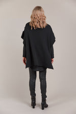 Eb & Ive Avino Poncho in Black