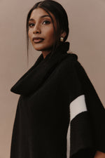 Eb & Ive Avino Poncho in Black