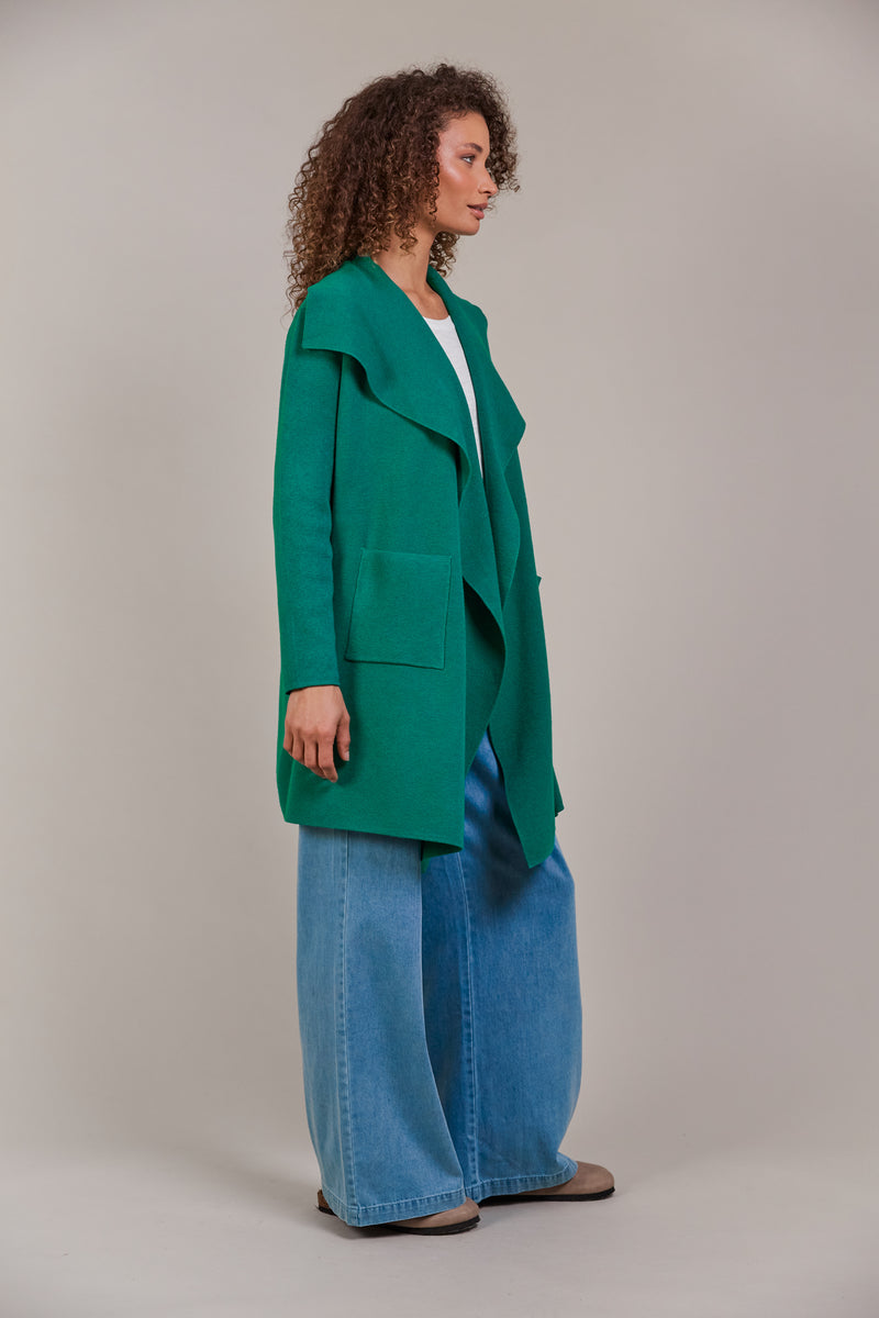 Eb & Ive Palmer Relaxed Cardigan in Teal