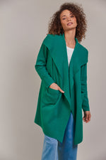 Eb & Ive Palmer Relaxed Cardigan in Teal