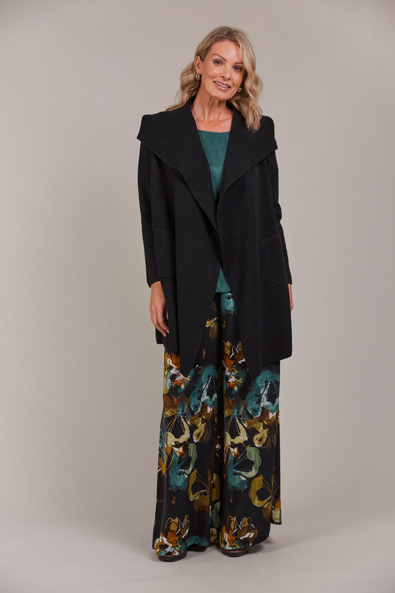 Eb & Ive Palmer Relaxed Cardigan in Black