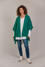 Eb & Ive Palmer Knit Cape in Teal