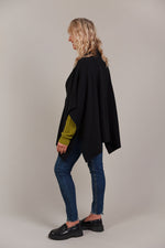 Eb & Ive Palmer Knit Cape in Black