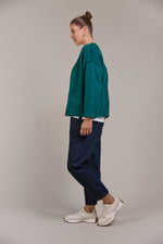 Eb & Ive Katana Cardigan in Teal