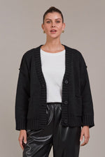 Eb & Ive Katana Cardigan in Black