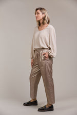 Eb & Ive Allegro Crop Pant in Luxe