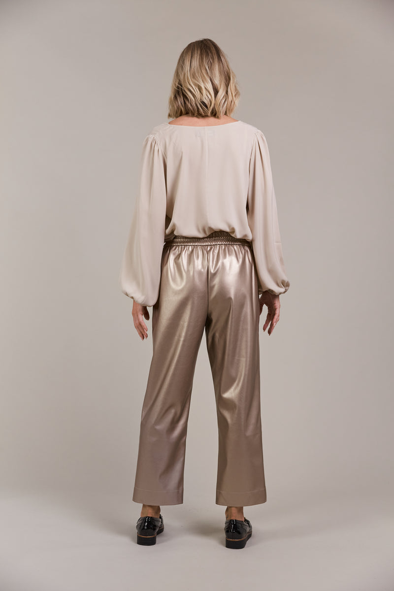 Eb & Ive Allegro Crop Pant in Luxe