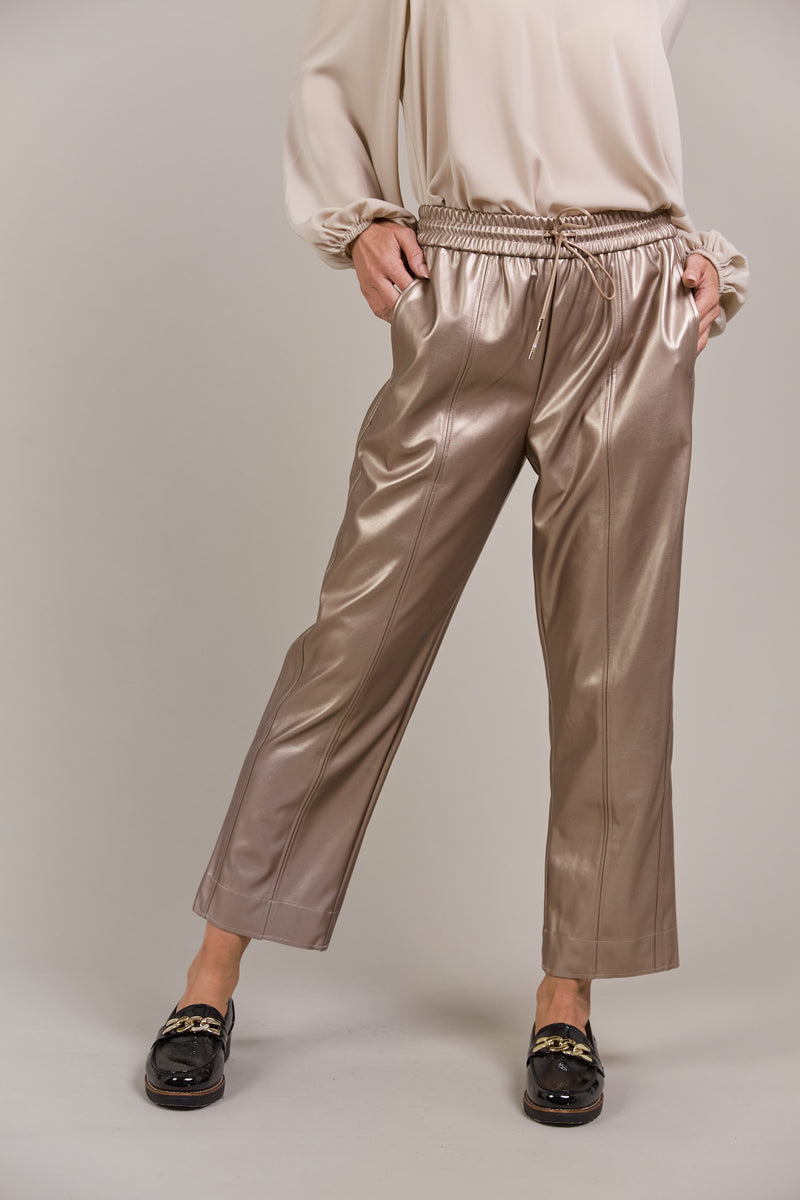 Eb & Ive Allegro Crop Pant in Luxe