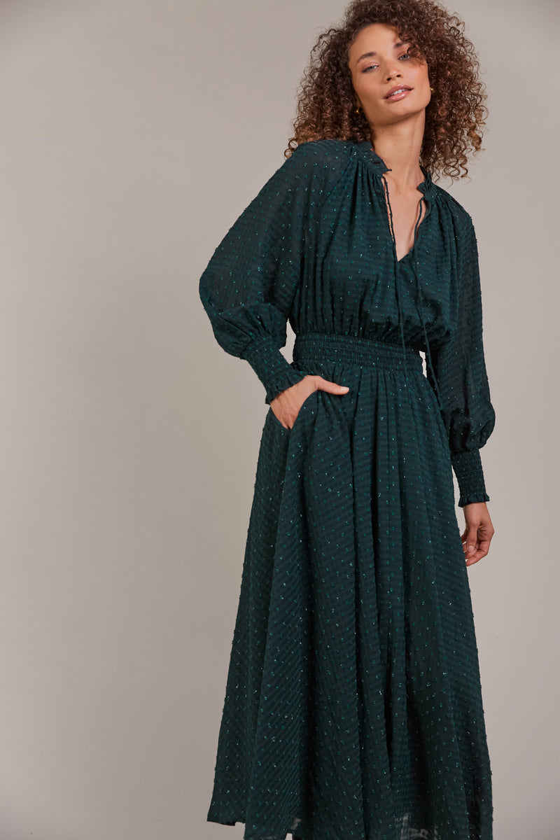 Eb & Ive Ayana Maxi Dress in Peacock