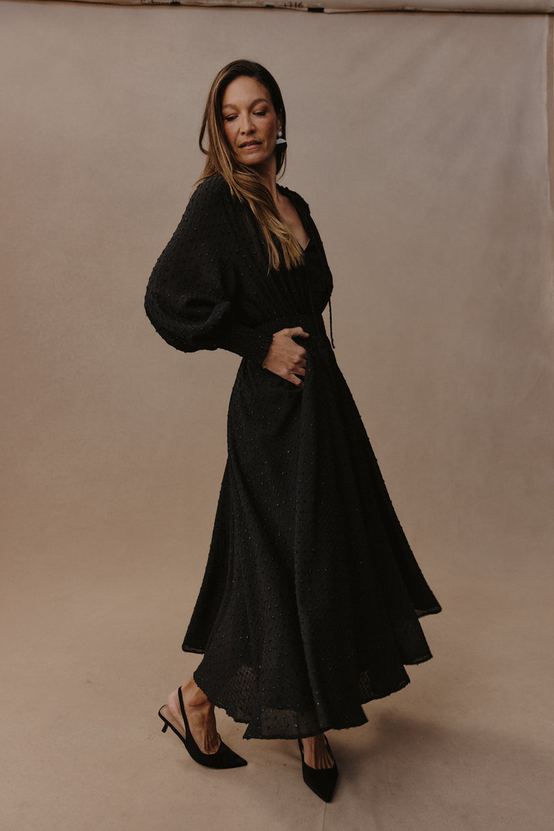 Eb & Ive Ayana Maxi Dress in Black